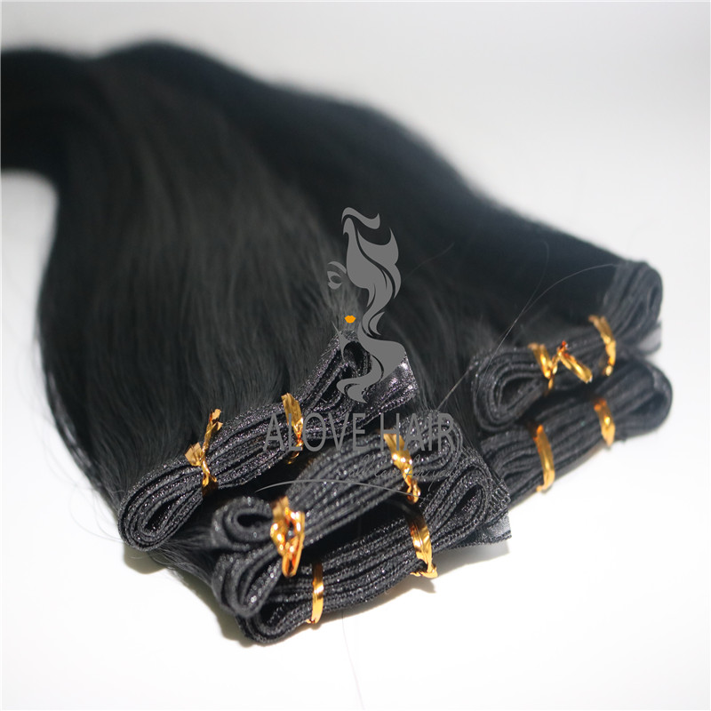 Supply cuticle intact hybrid hair for hybrid hair studio and hyrbid hair salon 